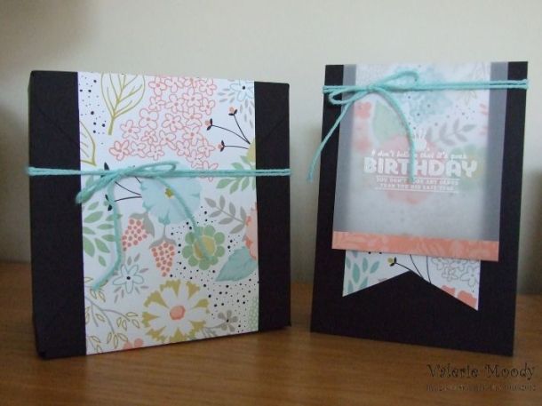 Stampin' Up! - Sweet Sorbet DSP - Envelope Punch Board - Box - See Ya Later - Stamping With Val - Valerie Moody; Independent Stampin' Up! Demonstrator. X
