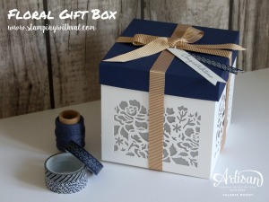 Detailed Floral Gift Box - FREE Tutorial from Stamping With Val. X